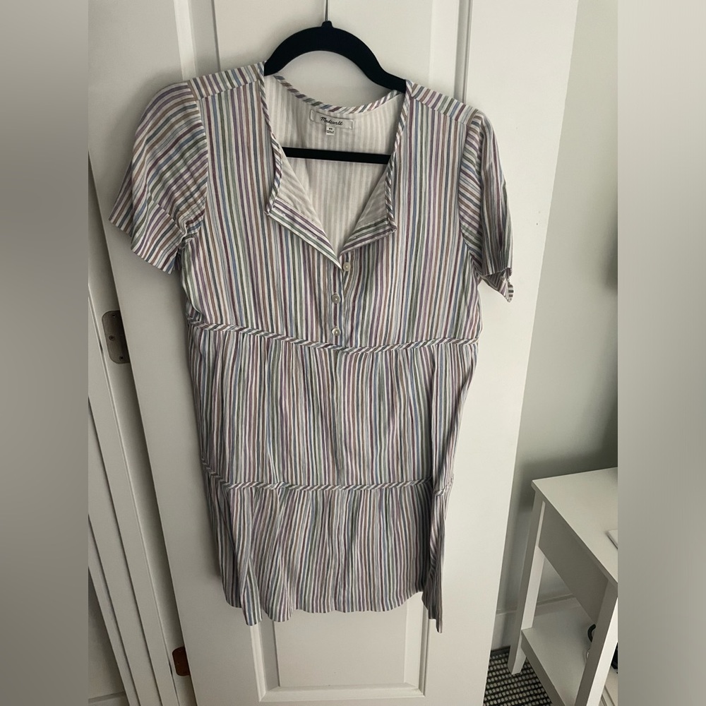Madewell colorful stripe size xs dress